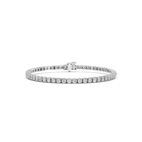 5 CTTW Lab Grown Diamond Tennis Bracelet in Platinum