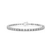 Image 1 : 5 CTTW East-West Emerald-Cut Lab Grown Diamond Bracelet, 14K White Gold