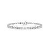 Image 1 : 0.7 CTTW Multi-Shape Fancy Lab Grown Diamond Pendant Necklace, 14K White Gold