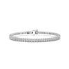 Image 1 : 0.70 CTTW Oval Lab Grown Diamond Solitaire Ring, 14K White Gold (US Size 7)