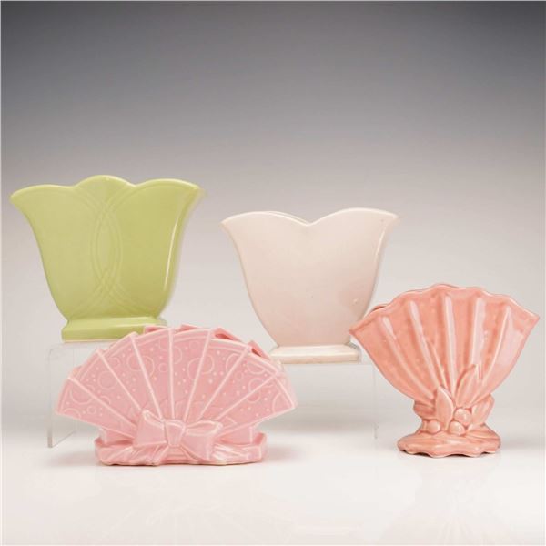 4pc McCoy and RRP Co. Ceramic Planters