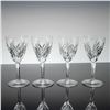 Image 1 : Set of Four Baccarat Crystal Water Goblets, Auvergne Perigold