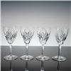 Image 1 : Set of Four Baccarat Crystal Wine Glasses, Auvergne Perigold