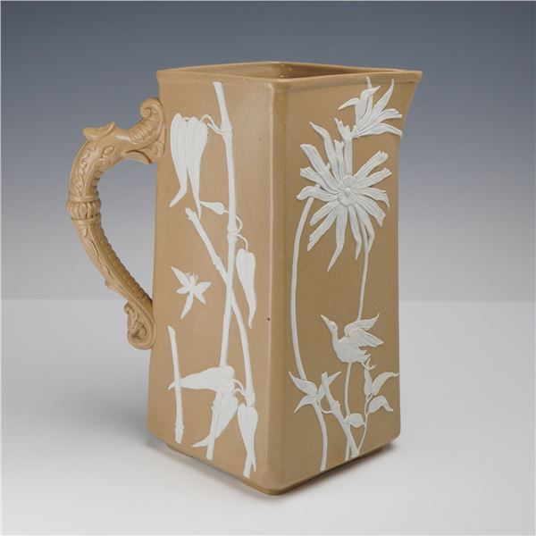 Attributed to Dudson Dragon-Handled Stoneware Pitcher