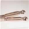 Image 3 : 2pc George Jensen Sterling Silver Butter Spreaders, Acorn