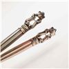Image 3 : 2pc George Jensen Sterling Silver Fruit Spoons, Acorn