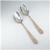 Image 1 : 2pc Kirk Stieff Sterling Silver Ice Cream Forks, Stieff Rose