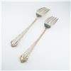 Image 2 : 2pc Lunt Sterling Silver Salad Forks, Belle Meade