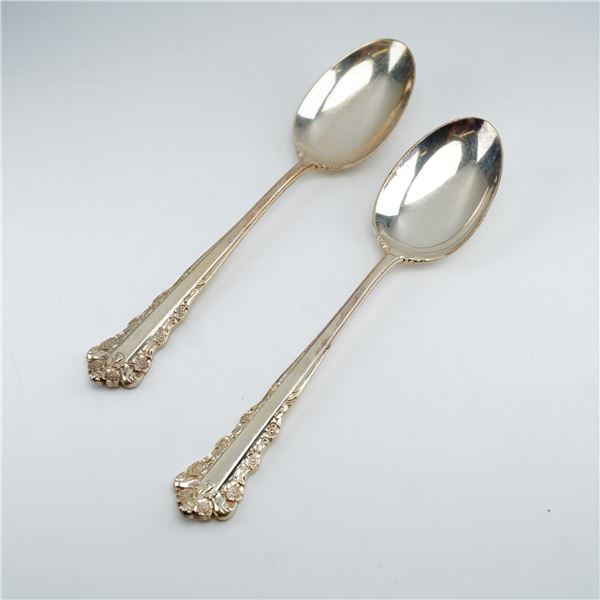 2pc Lunt Sterling Silver Teaspoons, Belle Meade