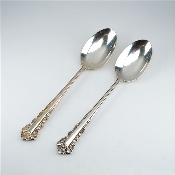 2pc Lunt Sterling Silver Teaspoons, Belle Meade