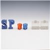 Image 1 : 6pc Salt and Pepper Shaker Collection - Letters, Elephants, and Houses