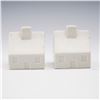 Image 4 : 6pc Salt and Pepper Shaker Collection - Letters, Elephants, and Houses