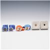 Image 6 : 6pc Salt and Pepper Shaker Collection - Letters, Elephants, and Houses