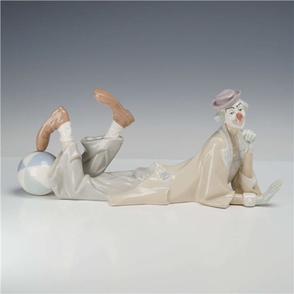 Lladro Glazed Porcelain Figurine, Clown 01004618