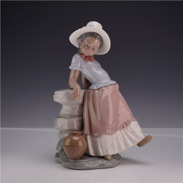 Lladro Glazed Porcelain Figurine, A Steppin' Time, 5158