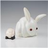 Image 2 : Bernard Moore White Glazed Porcelain Rabbit Figurine