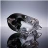 Image 3 : Murano Style Hand Blown Art Glass Elephant Figurine