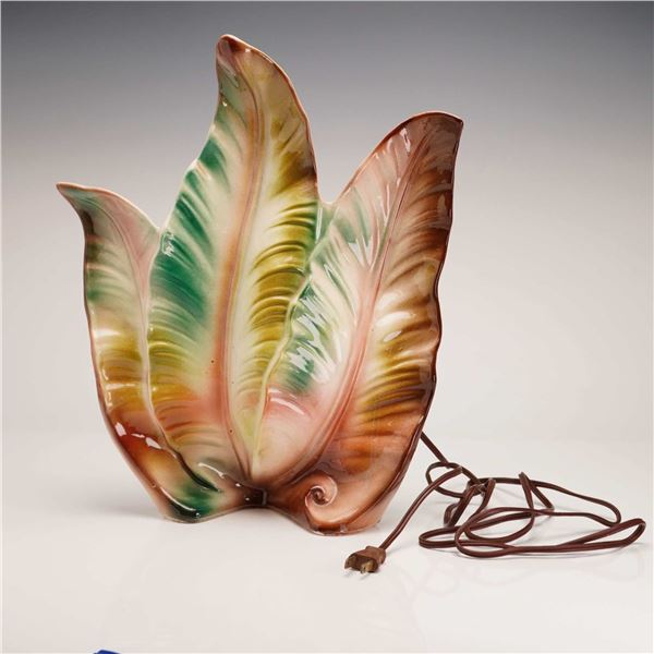 Lane & Co. Tropical Leaf Ceramic TV Lamp