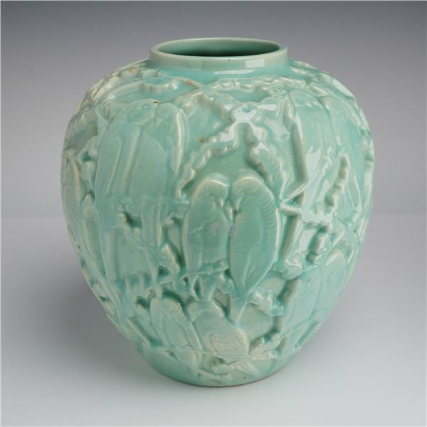 Stangl Pottery Turquoise Love Birds Table Planter