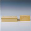 Image 6 : 2pc Vintage Celluloid-Look Plastic Boxes
