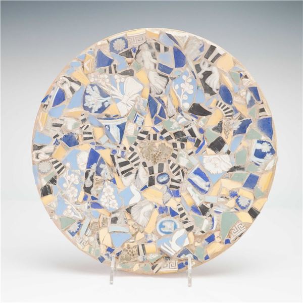 Suzanne Borow Rubin Pique Assiette Mosaic Decorative Plate, 2011