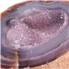 Image 2 : 2pc Banded Agate and Geode Slices