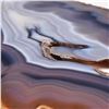 Image 3 : 2pc Banded Agate and Geode Slices