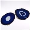 Image 1 : 2pc Blue Agate Slices