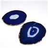 Image 4 : 2pc Blue Agate Slices