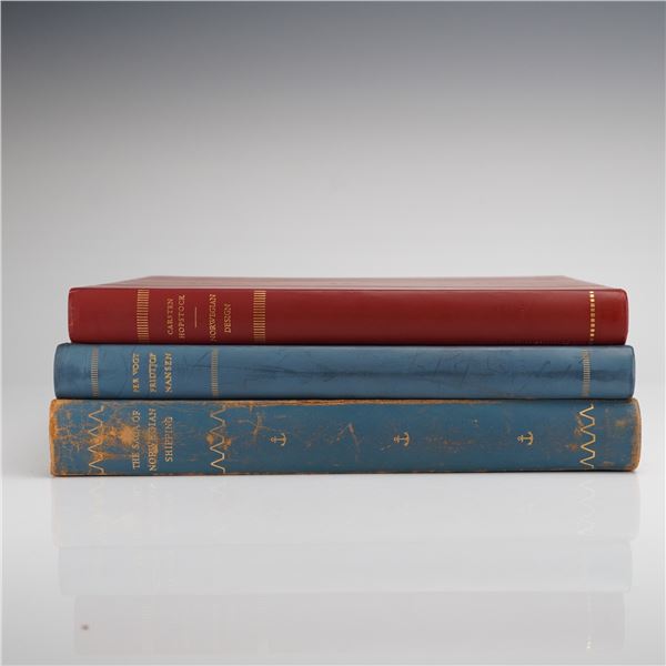 Three Hardcover Books on Norwegian History and Culture