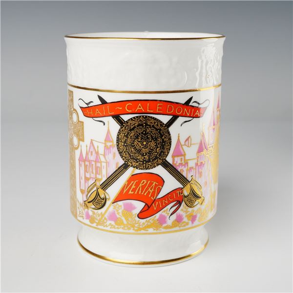 Coalport Bone China Tankard, The Scottish Scene Hail Caledonia