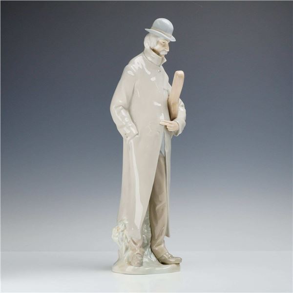Lladro Glazed Porcelain Figurine, Old Man with Violin 01004622