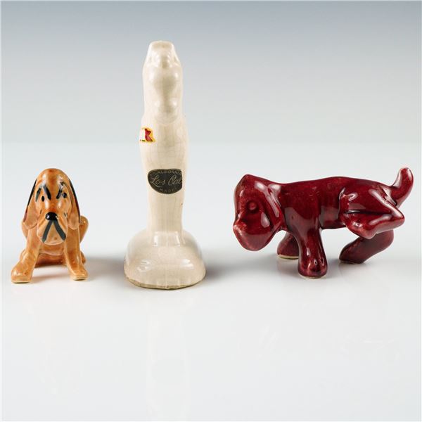 Vintage Ceramic Figurines, Horse And Dogs