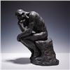 Image 2 : After Auguste Rodin, The Thinker, a Metal Figure