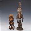 Image 1 : 2pc Tribal Carved Wooden Figures