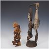 Image 3 : 2pc Tribal Carved Wooden Figures