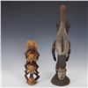 Image 4 : 2pc Tribal Carved Wooden Figures