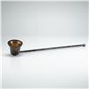 Image 1 : Silver Plated Candle Snuffer featuring a Pink Jasperware Shell Motif