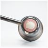 Image 3 : Silver Plated Candle Snuffer featuring a Pink Jasperware Shell Motif