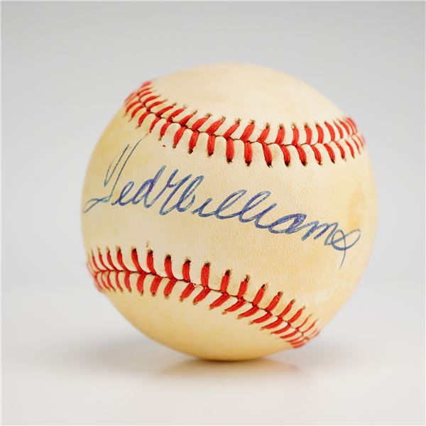Ted Williams Signed Rawlings Official American League Baseball PSA/DNA Authenticated