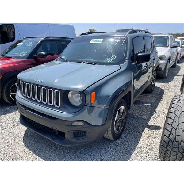 JEEP RENEGADE 2017 OS/T-15 DAYS