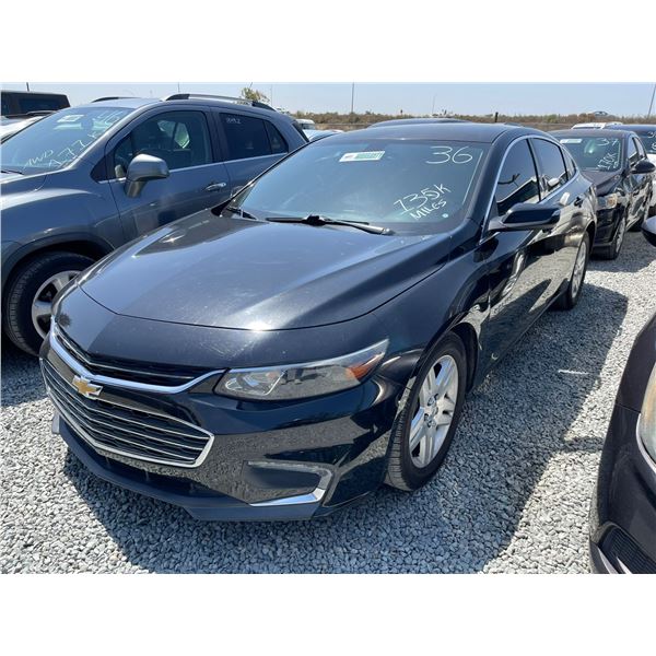 CHEVROLET MALIBU 2018 T-15 DAYS