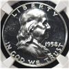 Image 2 : 1958 FRANKLIN HALF DOLLAR NGC PF67