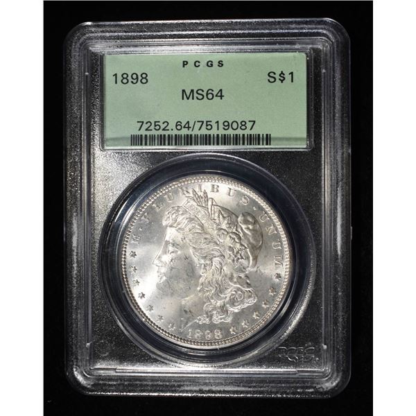 1898 MORGAN DOLLAR PCGS MS64