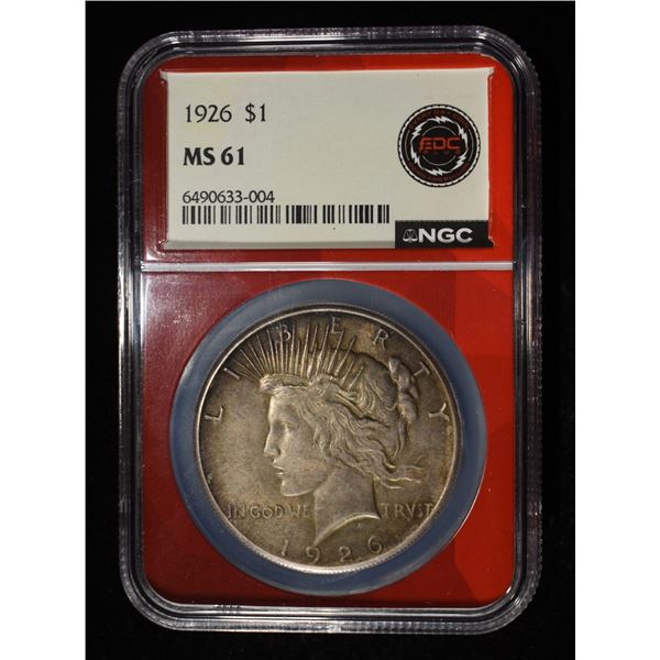 1926 PEACE DOLLAR NGC MS61