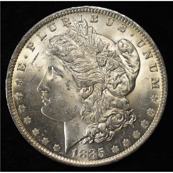 1885-O MORGAN DOLLAR CH BU
