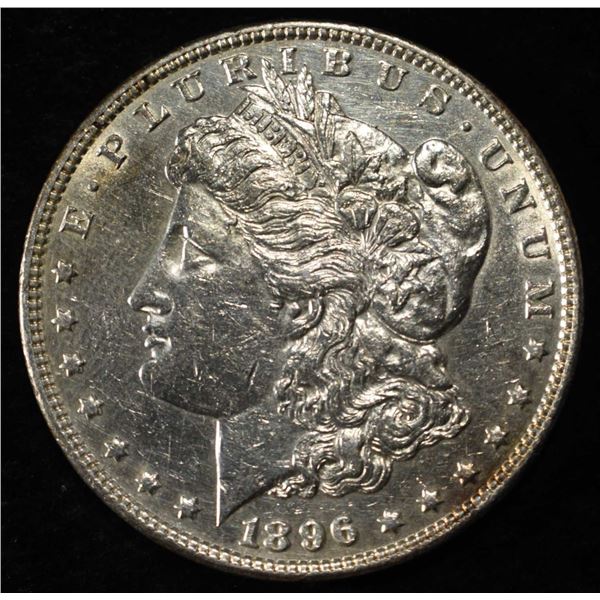 1896 MORGAN DOLLAR AU/BU