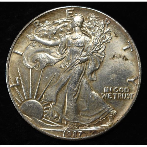 1987 AMERICAN SILVER EAGLE