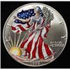 Image 1 : 1999 AMERICAN SILVER EAGLE COLORIZED