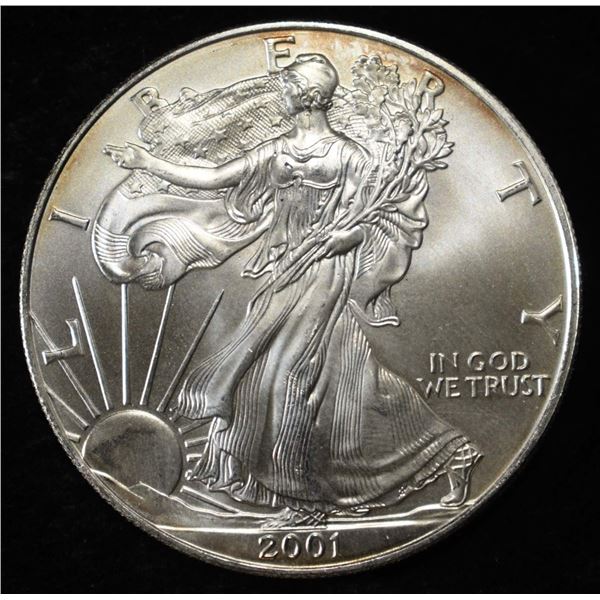 2001 AMERICAN SILVER EAGLE